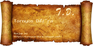Tornyos Dóra névjegykártya
